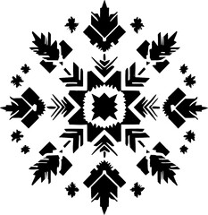 Aztec vector elements. Ethnic ornament. Tribal design, geometric symbols for border, frame, tattoo, logo, cards, decorative paper. Navajo motifs