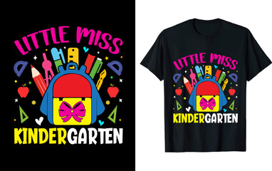 Back-to-school t shirt design,  vector illustration, Back-to-school design, silhouette style.
