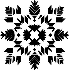 Aztec vector elements. Ethnic ornament. Tribal design, geometric symbols for border, frame, tattoo, logo, cards, decorative paper. Navajo motifs