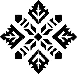 Aztec vector elements. Ethnic ornament. Tribal design, geometric symbols for border, frame, tattoo, logo, cards, decorative paper. Navajo motifs