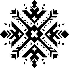 Aztec vector elements. Ethnic ornament. Tribal design, geometric symbols for border, frame, tattoo, logo, cards, decorative paper. Navajo motifs