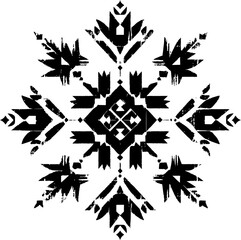 Aztec vector elements. Ethnic ornament. Tribal design, geometric symbols for border, frame, tattoo, logo, cards, decorative paper. Navajo motifs