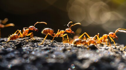 Fototapeta premium Ants in the Wild
