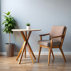 chair with table