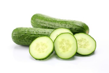 Cucumber vegetable fruit slice.