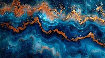 Obraz premium Marble abstract liquid background. Marbling artwork texture