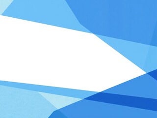 Abstract blue and white geometric shapes in a minimalist art composition, contemporary painting, minimalist art, white accents