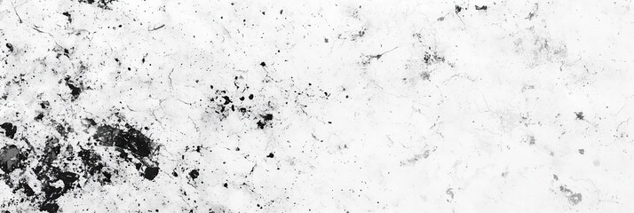 Obraz premium Abstract black and white texture with splashes and speckles on light background