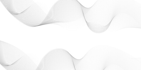 	
Abstract grey wavy lines Digital frequency track equalizer background. Curved wave smooth stripe seamless pattern. Wave lines created using blend tool. graphic design template banner business wave.