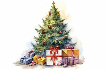 Christmas paper plant tree.