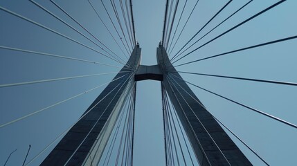 Obraz premium Bridge Cables