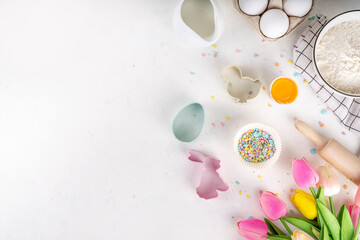 Easter baking background