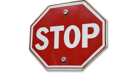 Stop Sign Close Up