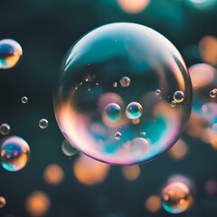 soap bubbles