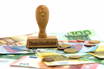 Holzstempel mit der Aufschrift 