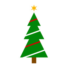 Christmas Tree Icon or Object Design