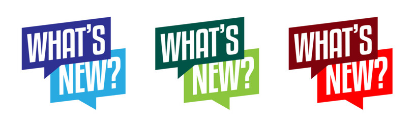 What's new?