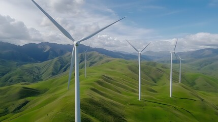 Harnessing renewable energy exploring the impact of wind turbines on sustainable landscapes