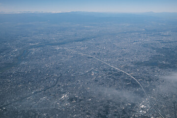 飛行機からの絶景