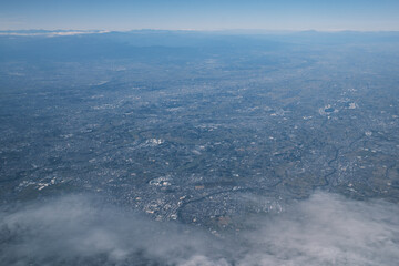 飛行機からの絶景