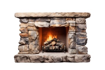 Fireplace fireplace hearth white background.