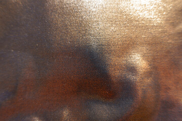 Background - shiny bronze nylon and spandex lame fabric