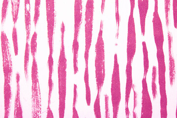 Thick Ink Pen Lines on White Background Zebra Pink Skin Barcode Shapes