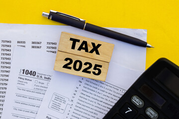 Tax 2025 concept