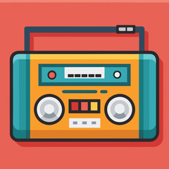 Fototapeta premium retro audio cassette