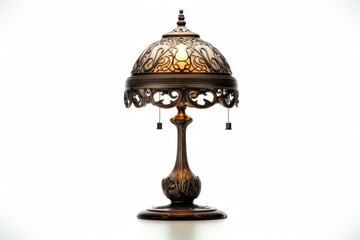 Fototapeta premium Lamp lamp lampshade white background.