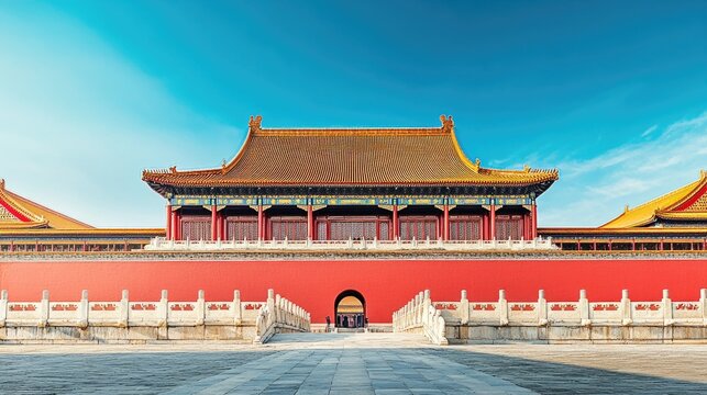 The Forbidden City of Beijing, China.