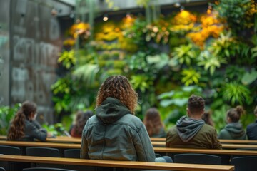 Sustainable Energy Conference with Experts Discussing Innovations