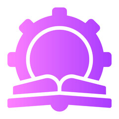 manual book gradient icon