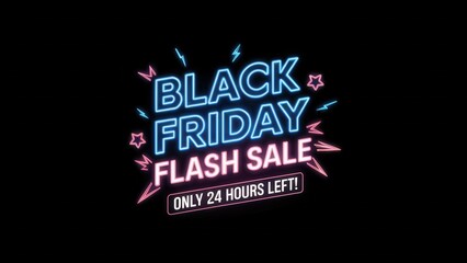 bright banner with discounts and sales for black friday. sale offers