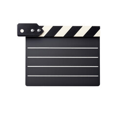 Fototapeta premium Blank movie clapperboard for film production