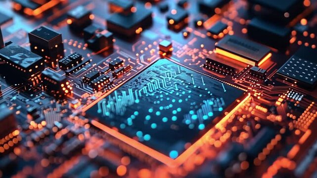 Quantum finance experts discussing the future of financial algorithms with quantum computing power.