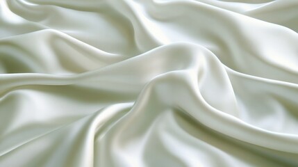 Obraz premium Elegant Satin Fabric Drapery in Soft, Subtle Tones