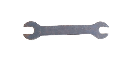 Closeup of a old Metal Tools isolated on a Transparent Background