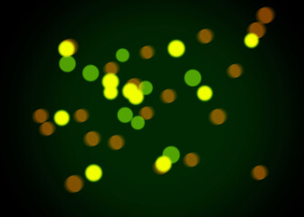 Bokeh Photo Overlay on Black Background. Beautiful Soft Light Bokeh Effect. Ideal for Photography, Graphic Design, and Video Editing.