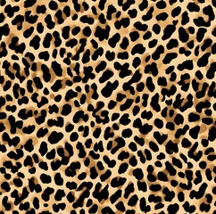 Fototapeta premium leopard texture, real hair, stylish design, wild cat spots