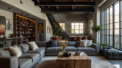 Fototapeta premium modern living room