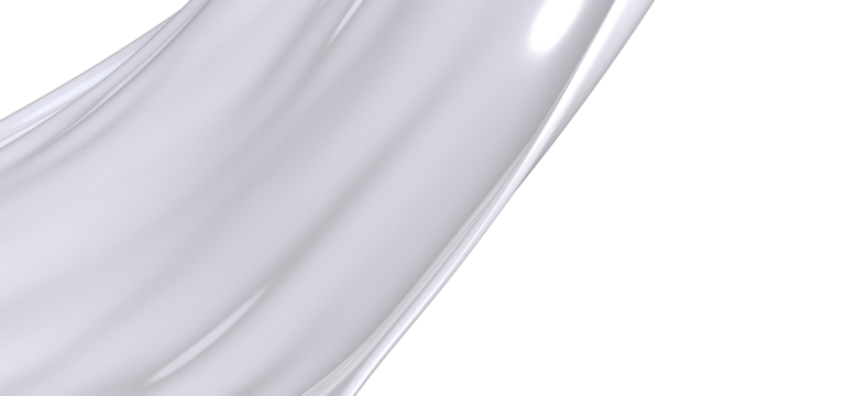 Closeup abstract background of white fabric with textured pattern and soft folds