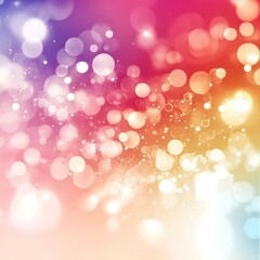 Obraz premium Colorful Bokeh Sparkle abstract background blurred light reflection