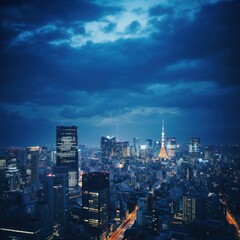 Fototapeta premium Cityscape nature architecture metropolis.