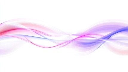 Abstract wave design with soft gradients in pink and blue hues.