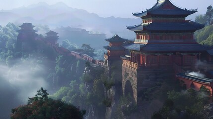 Unfolding the Splendid Tapestry: Conceptual Diagram of Chinese Architectural Background Revealed