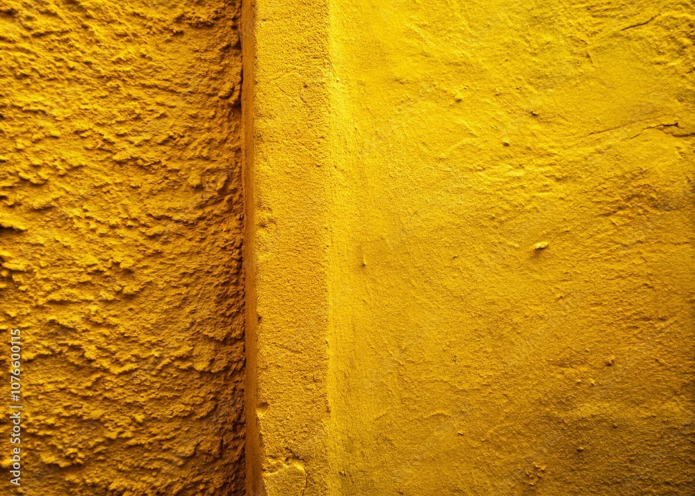 Poster vibrant yellow textured wall background perfect for design projects and creative enhancements in var