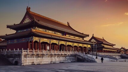Unfolding the Splendid Tapestry: Conceptual Diagram of Chinese Architectural Background Revealed