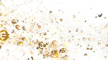Abstract Golden Glitter