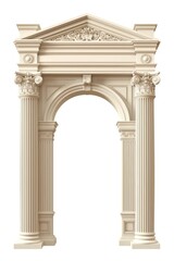 Obraz premium Classical architectural archway design